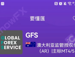 Brokerage GFS has reported an error on the website of the official website of Da Lei. Foreign websites are actually supported by Hong Kong directors!