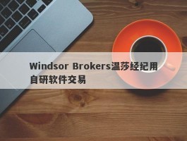 Windsor Brokers温莎经纪用自研软件交易