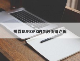 揭露EUROFX的金融传销诈骗